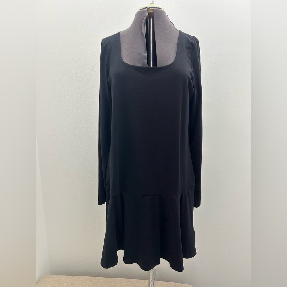 American Eagle Outfitters Black Long Sleeve Dress